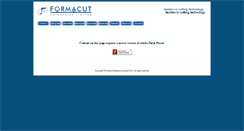 Desktop Screenshot of formacut.com